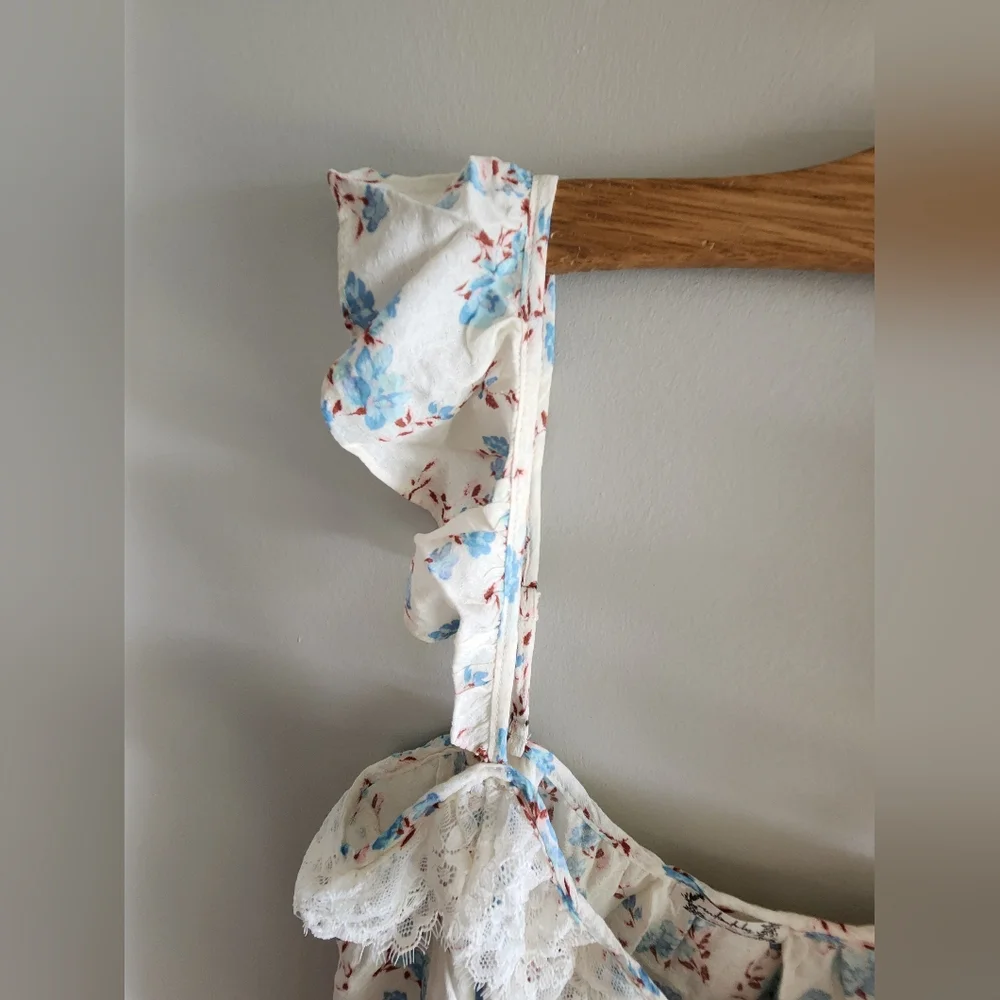 NWT FREE PEOPLE Take It Away Bodysuit size medium floral Womens - Picture 6 of 13